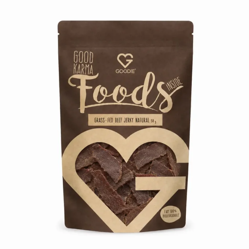 Grass-fed suszona wołowina - Jerky - Natural 50 g