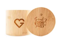 Bambusová dóza na kozmetické tampóny SK