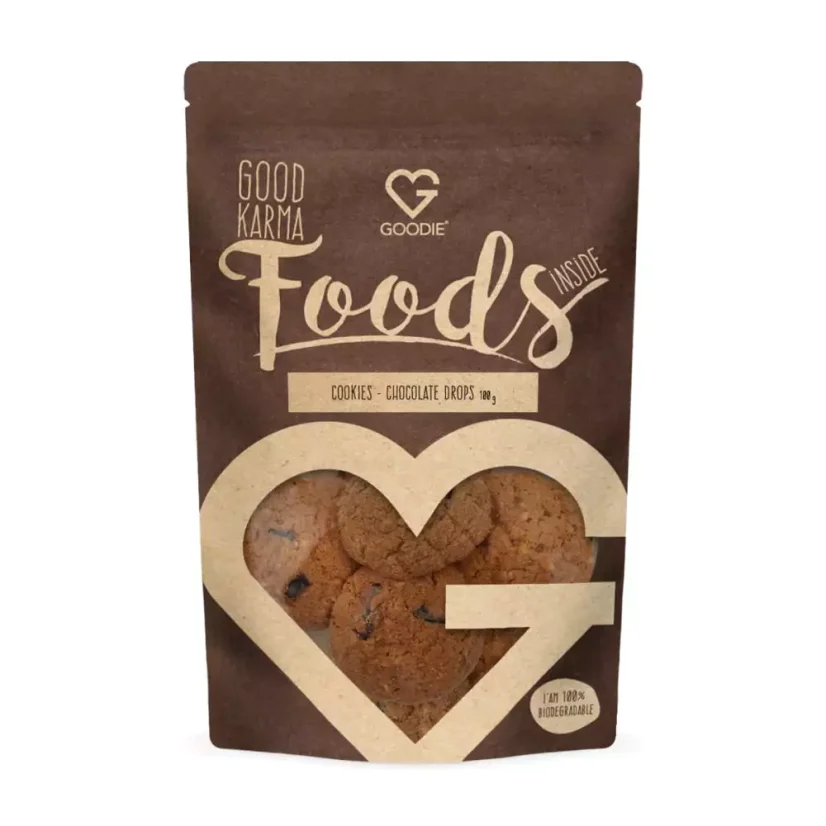 Herbatniki z kawałkami czekolady / Cookies with Chocolate Drops 100 g PL