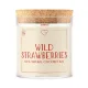 Gyertya ropogó fa kanóccal - Wild Strawberries 280 g HU