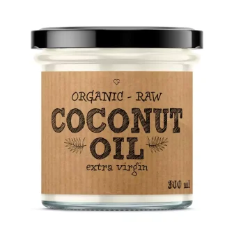 Olej kokosowy BIO RAW 300 ml PL