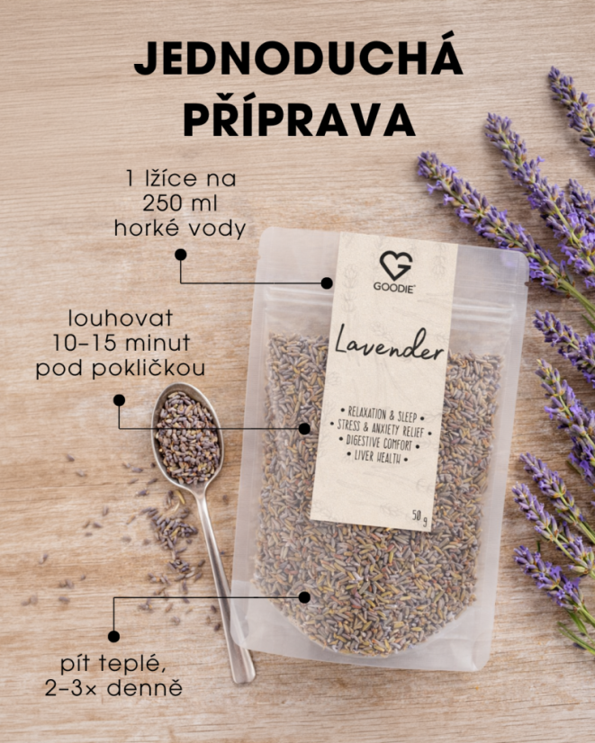 Bylinný čaj - Levandule - 50 g CZ