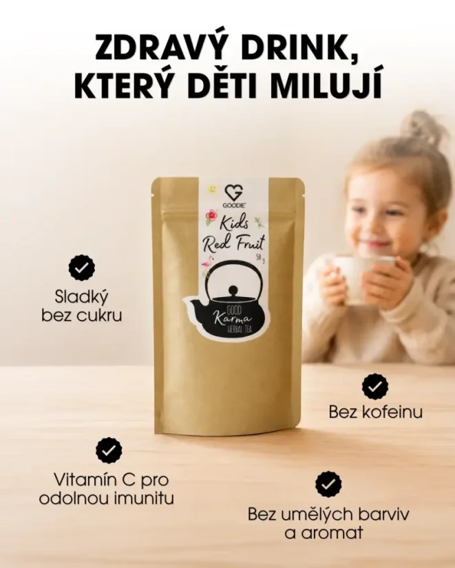 Owocowa herbata dla dzieci - Czerwone owoce - 50 g
