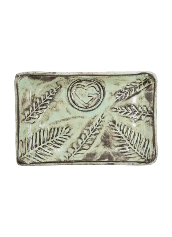 MÝDLENKA - Olive Plate Palmtree_2