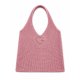 Knitted Bag Pink - Pletená taška Růžová 1 ks