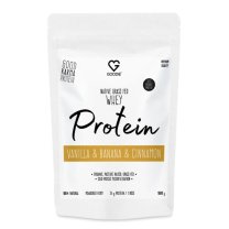 Nativní syrovátkový protein BIO GrassFed - vanilka & banán & skořice / Native GrassFed Whey protein - 1000 g CZ