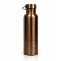 Stylowa butelka na wodę GOODIE – Miedziana - 750 ml