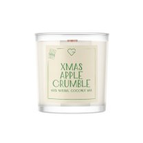 Svíčka s praskajícím dřevěným knotem - Xmas Apple Crumble 50 g CZ