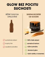 Balzám na podporu opálení - Suntan Booster Balm - Vanilla & Caramel 100 ml CZ