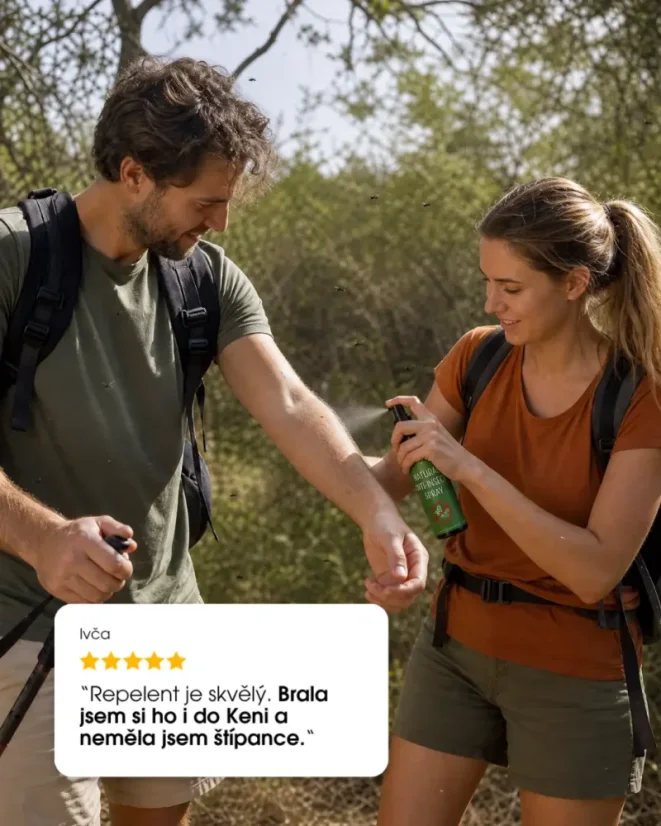 CZ Recenze přírodního repelentu na cestování