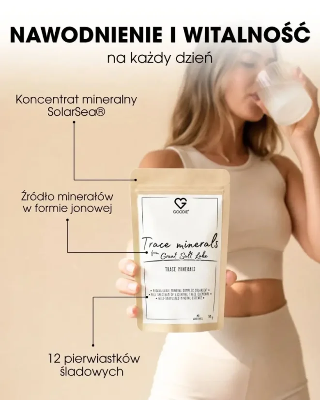 PL Pierwiastki śladowe z Wielkiego Jeziora Słonego – Trace Mineral, 50 g