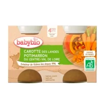 BABYBIO - svačinka z mrkve a dýně 2x130 g