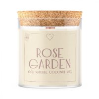 Sviečka s dreveným praskajúcim knôtom – Rose Garden 280 g SK