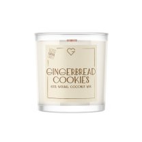 Svíčka s praskajícím dřevěným knotem - Gingerbread Cookie 50 g CZ