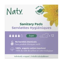 Eco by Naty - Denní vložky s křidélky - super 12 ks CZ