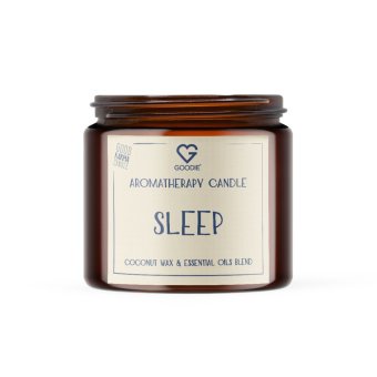 Aromaterapeutická svíčka s bavlněným knotem - Sleep 80 g CZ