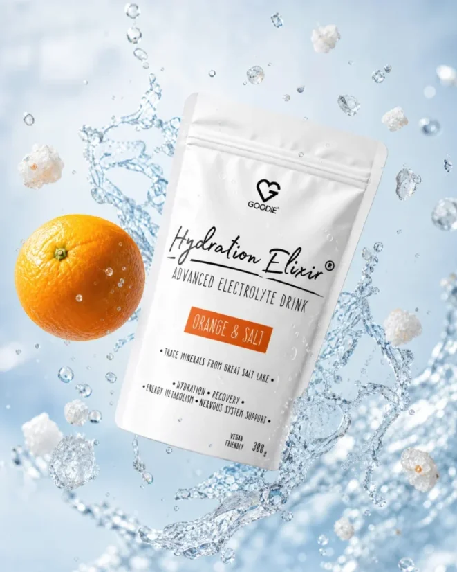 Elektrolyty nápoj - Hydration Elixir® - Pomeranč & Sůl 300 g