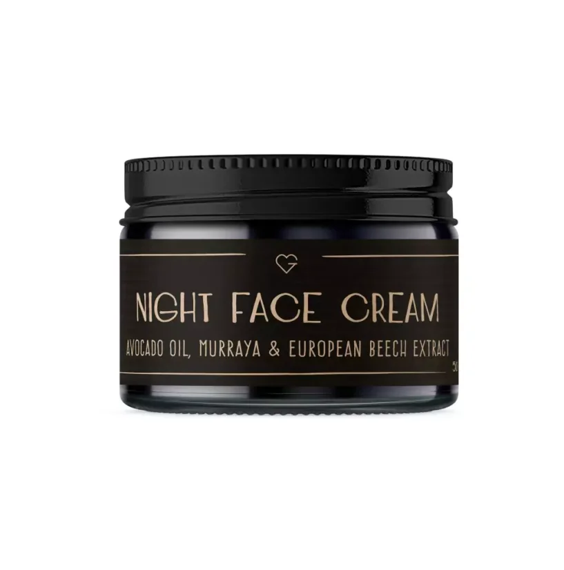 Night Face Cream - Krem na noc z olejem z awokado, muraja i ekstraktem z buku zwyczajnego 50 ml PL