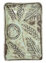 MYDELNICZKA - Olive Plate Palmtree 2