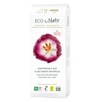 Eco by Naty - Dámske ECO materské vložky po pôrode 10x