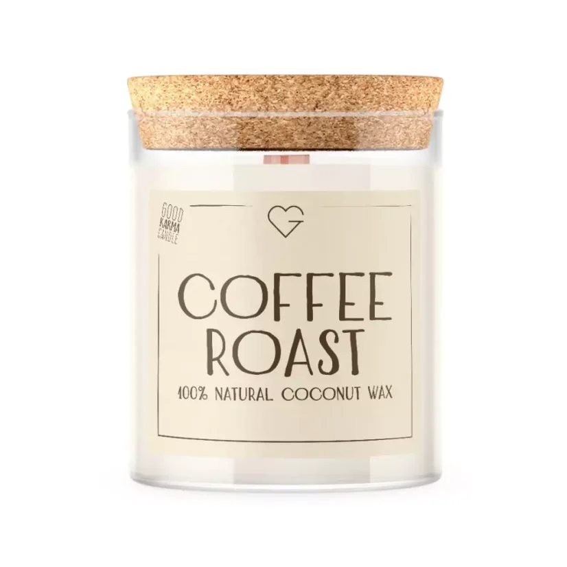 Sviečka s dreveným praskajúcim knôtom – Coffee Roast 160 g SK