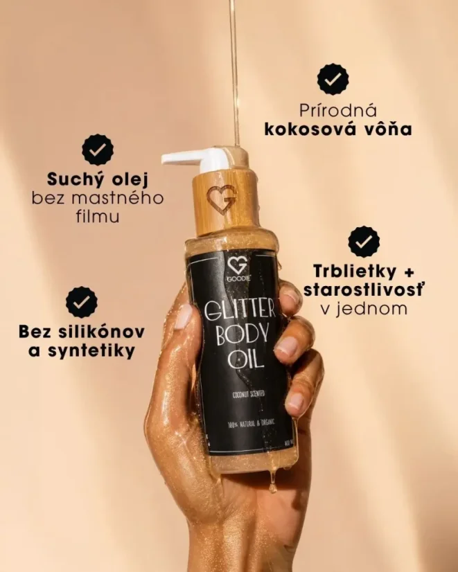Csillámos száraz olaj Coconut Glitter & Glow 100 ml