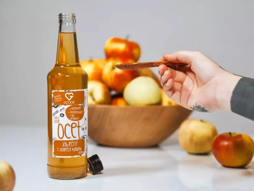 Jablečný ocet - organický, raw, nefiltrovaný s mat.kulturou 500 ml_1