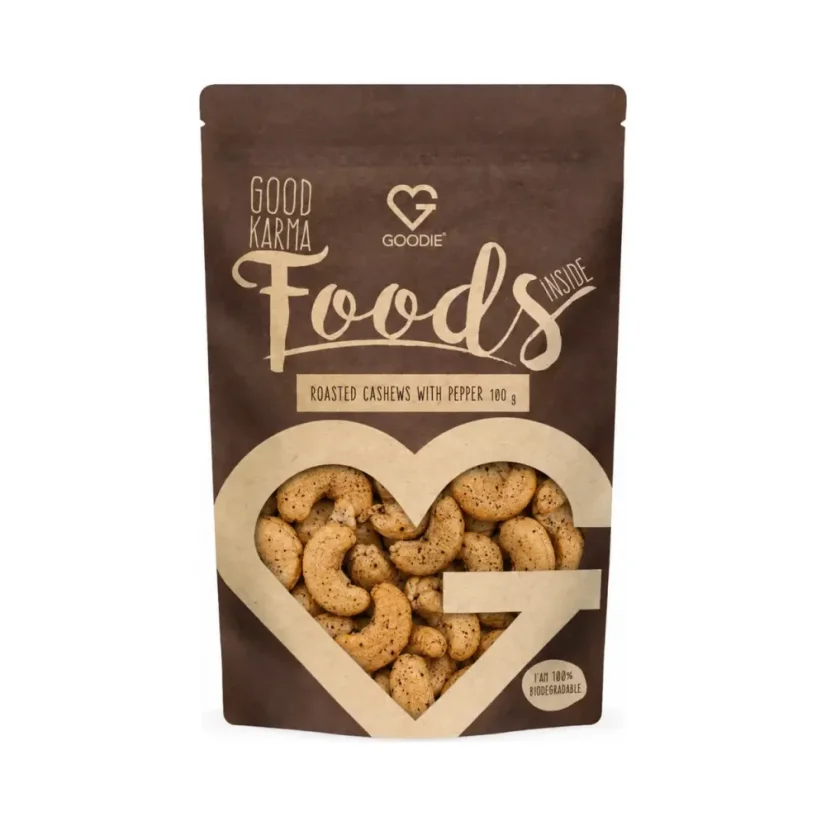 Kešu pražené v pepři 100 g - Goodie