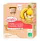 BABYBIO - mus owocowy gruszka, banan, proso 4×90 g PL