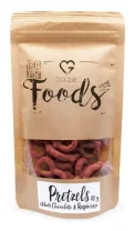 Precelki w białej czekoladzie z malinami 80 g PL