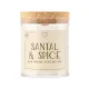 Svíčka s dřevěným praskajícím knotem – Santal & Spice 160 g CZ