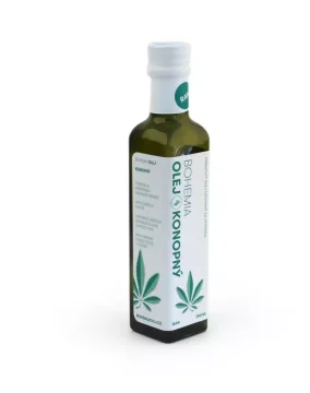 Konopný olej - extra panenský RAW 250 ml