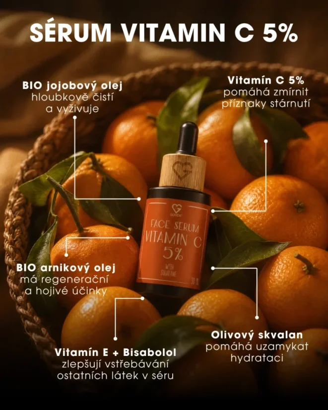 CZ Pleťové sérum Vitamin C 5% slozeni