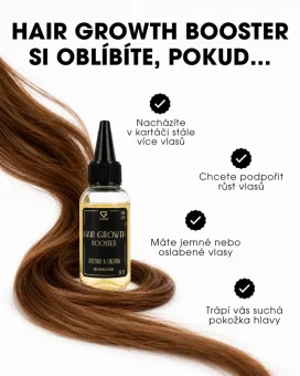 CZ Sérum na podporu růstu vlasů s chininem - Hair Growth Booster – proč si tento produkt zamilujete