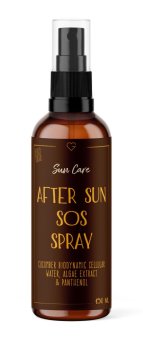 SOS sprej po opalování – hydratační a chladivý | panthenol 5 % & okurková voda | 150 ml CZ