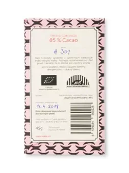 AJALA - 85% tmavá čokoláda BIO 45 g CZ