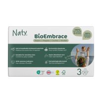 Eco by Naty - Dětské pleny - velikost 3 - od 4 do 9 kg - Dvojité balení (50 ks) CZ