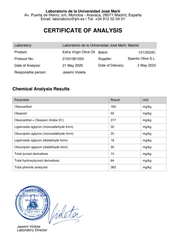 Olivový olej extra panenský BIO / Organic Olive oil extra virgin - 500 ml