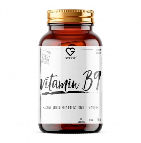 Vitamin B9 - L-metylfolát - Kyselina listová 60 ks