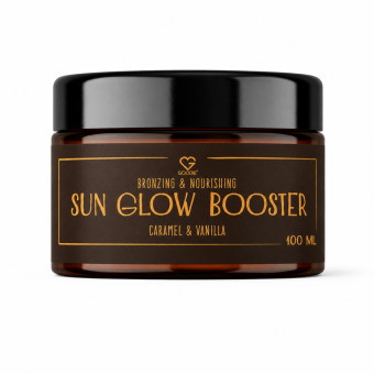 PL Sun Glow Booster - balsam wspomagający opalanie – Caramel & Vanilla 100