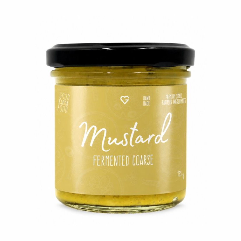 Hořčice fermentovaná - drsná 135 g