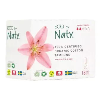 Eco by Naty - Tampony - regular 18 ks HU