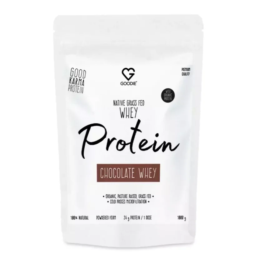 Nativní syrovátkový protein BIO GrassFed  -  Čokoláda - Organic Grass-Fed Native Whey protein - 1000 g CZ