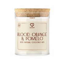 Svíčka s praskajícím dřevěným knotem - Bloody Orange & Pomelo 280 g