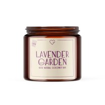 Svíčka s bavlněným knotem - Lavender Garden 80 g CZ