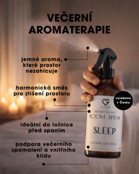 Aromatherapy Room Spray – Aromaterapeutický izbový sprej – Sleep 200 ml SK