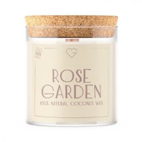 Sviečka s dreveným praskajúcim knôtom – Rose Garden 280 g SK