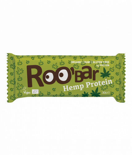 Roobar  - RAW tyčinka - Hemp protein BIO 30g
