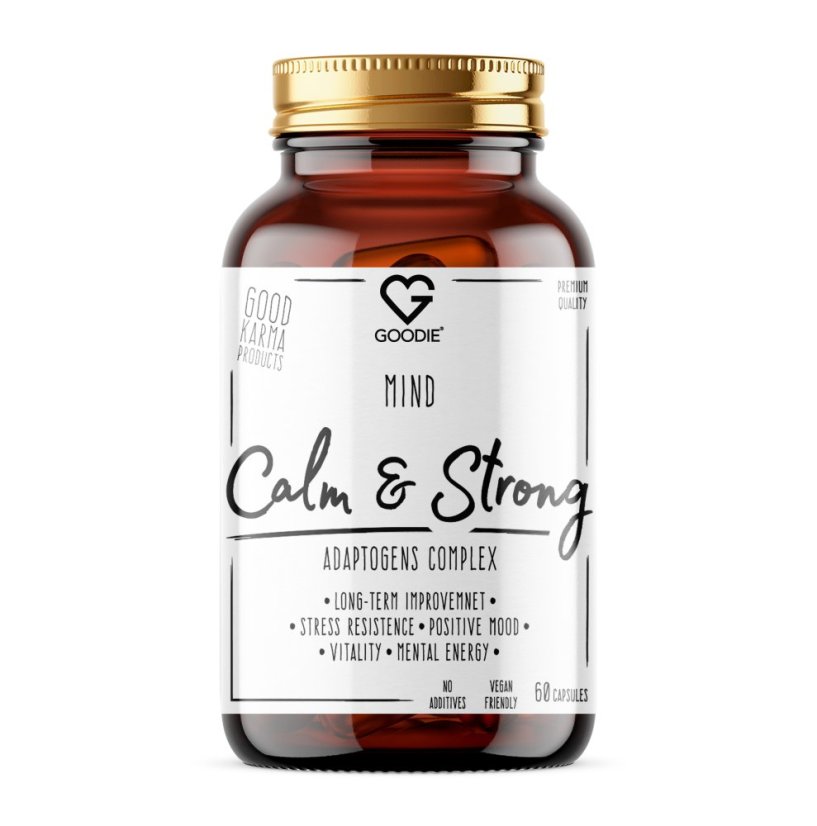 Mind - Calm & Strong - Adaptogen Super blend - kapsle 60 ks CZ