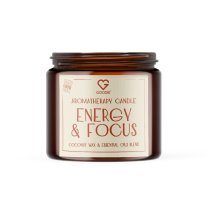 Aromaterapeutická svíčka s bavlněným knotem - Energy & Focus 80 g CZ